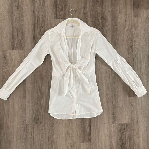 Gil Santucci Dresses & Skirts - Gil Santucci Shirt Dress White Size 44